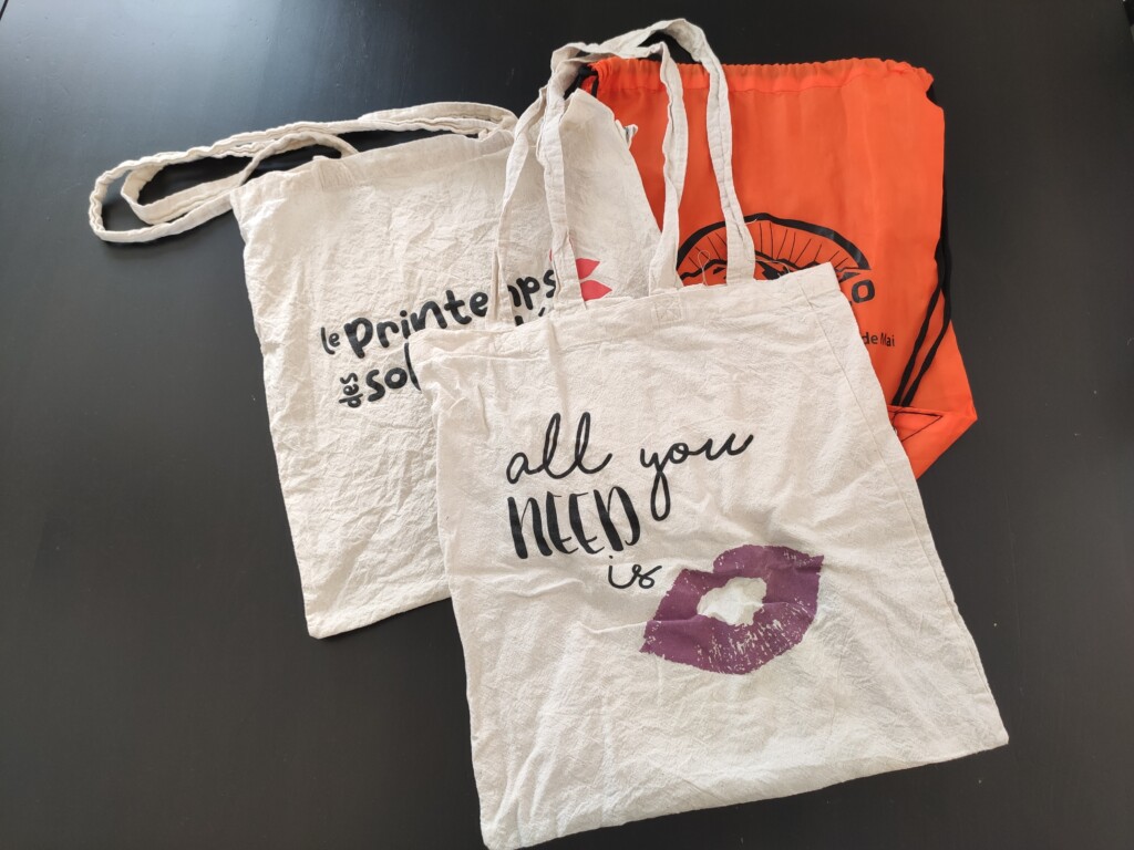 Vos tote bags inutilisés