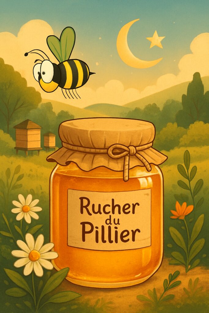 Miel artisanal du Rucher du Pillier, cadeau parfait pour l'Aïd el-Fitr et l'Aïd el-Adha