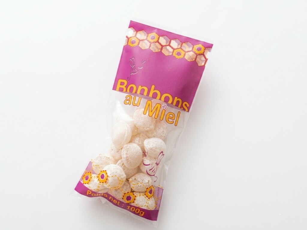 Bonbons au miel fourrés 100g – Confiserie artisanale France