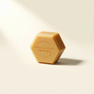 savon au miel et propolis parfum verveine Châteauneuf