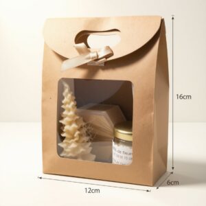 Pochette cadeau savon miel propolis bonbons bougie Châteauneuf Loire