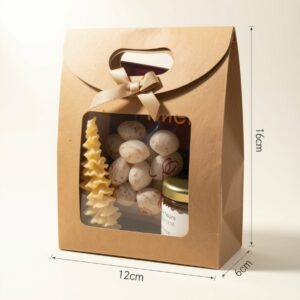 Pochette cadeau Réconfort avec bougie en cire d'abeille, bonbons au miel et pot de miel 40g - Rucher du Pillier Châteauneuf Loire 42